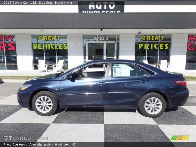 Blue Crush Metallic / Ash 2015 Toyota Camry LE