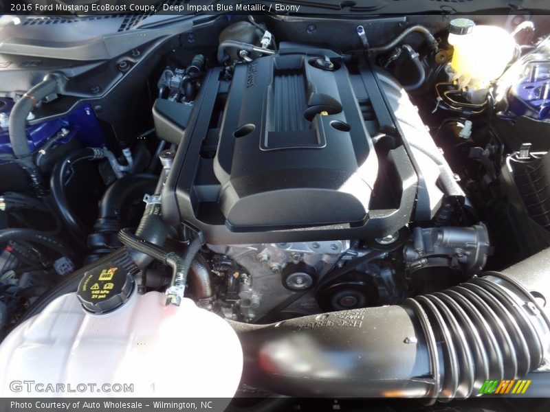 Deep Impact Blue Metallic / Ebony 2016 Ford Mustang EcoBoost Coupe