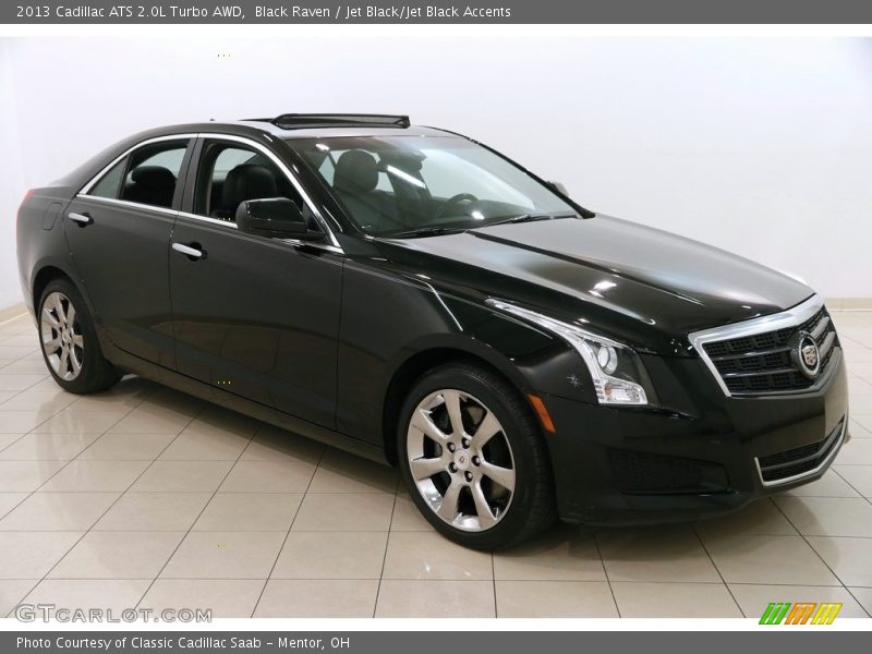 Black Raven / Jet Black/Jet Black Accents 2013 Cadillac ATS 2.0L Turbo AWD