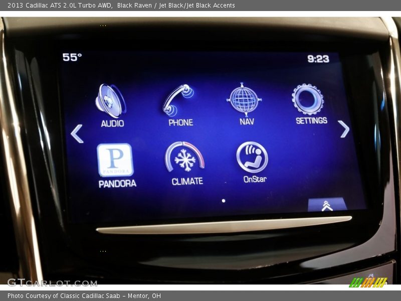 Black Raven / Jet Black/Jet Black Accents 2013 Cadillac ATS 2.0L Turbo AWD