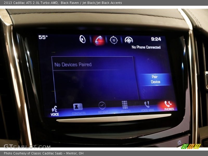 Black Raven / Jet Black/Jet Black Accents 2013 Cadillac ATS 2.0L Turbo AWD