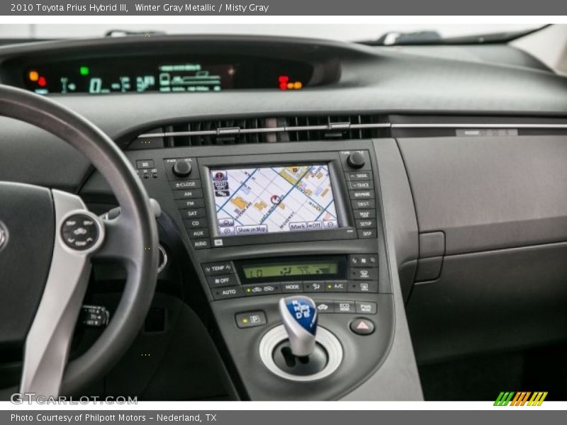 Winter Gray Metallic / Misty Gray 2010 Toyota Prius Hybrid III