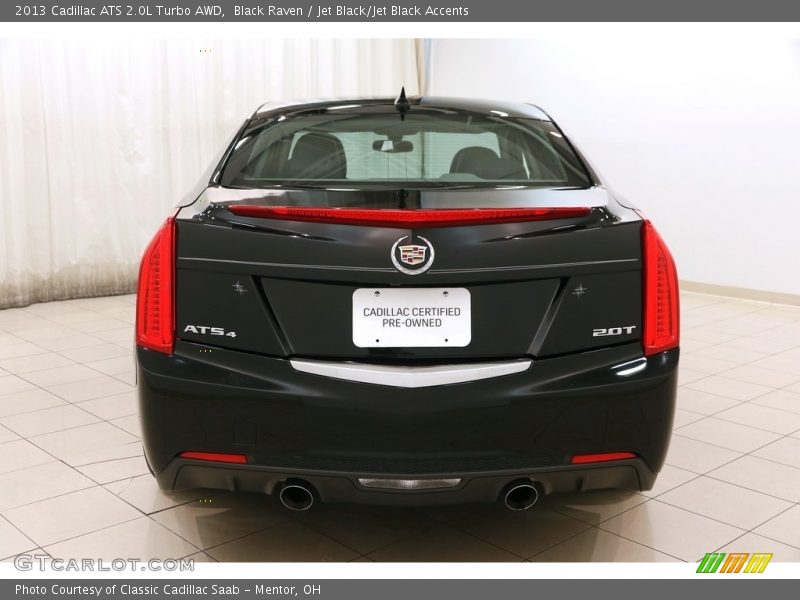 Black Raven / Jet Black/Jet Black Accents 2013 Cadillac ATS 2.0L Turbo AWD