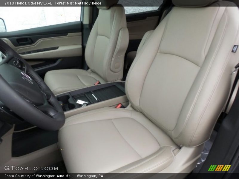 Forest Mist Metallic / Beige 2018 Honda Odyssey EX-L