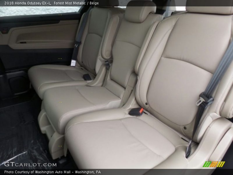 Forest Mist Metallic / Beige 2018 Honda Odyssey EX-L