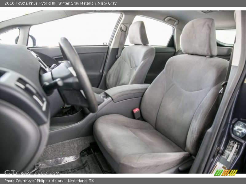 Winter Gray Metallic / Misty Gray 2010 Toyota Prius Hybrid III