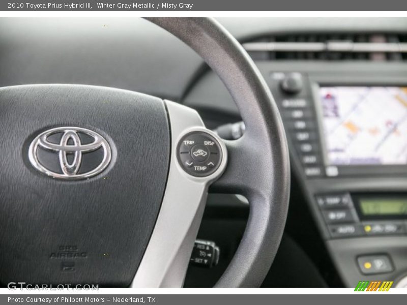 Winter Gray Metallic / Misty Gray 2010 Toyota Prius Hybrid III