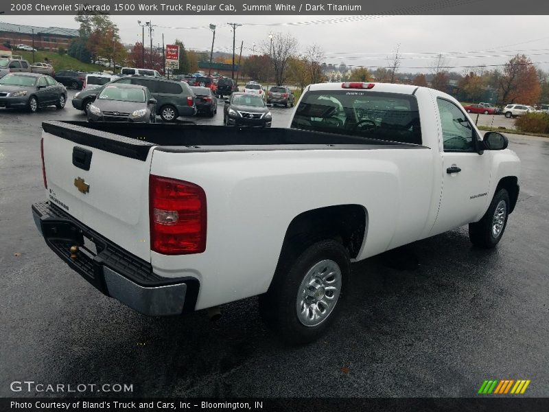 Summit White / Dark Titanium 2008 Chevrolet Silverado 1500 Work Truck Regular Cab