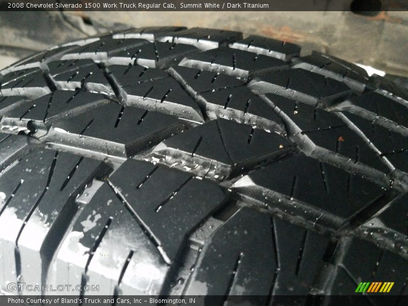 Summit White / Dark Titanium 2008 Chevrolet Silverado 1500 Work Truck Regular Cab