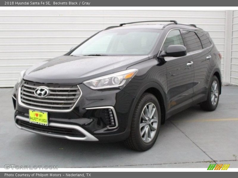 Becketts Black / Gray 2018 Hyundai Santa Fe SE