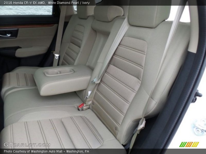 White Diamond Pearl / Ivory 2018 Honda CR-V EX AWD