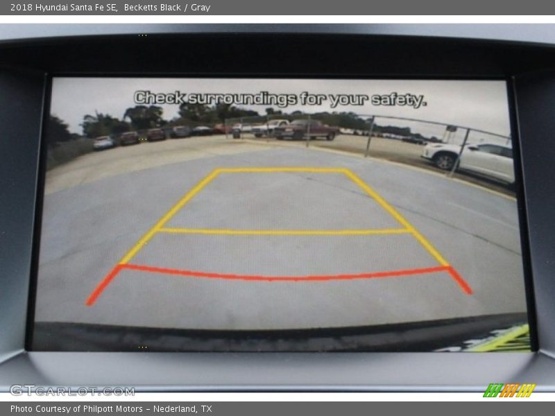 Becketts Black / Gray 2018 Hyundai Santa Fe SE