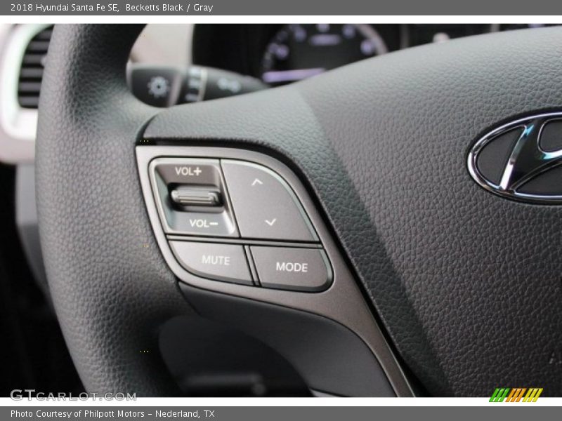 Becketts Black / Gray 2018 Hyundai Santa Fe SE
