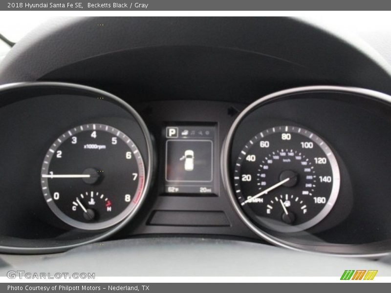 Becketts Black / Gray 2018 Hyundai Santa Fe SE
