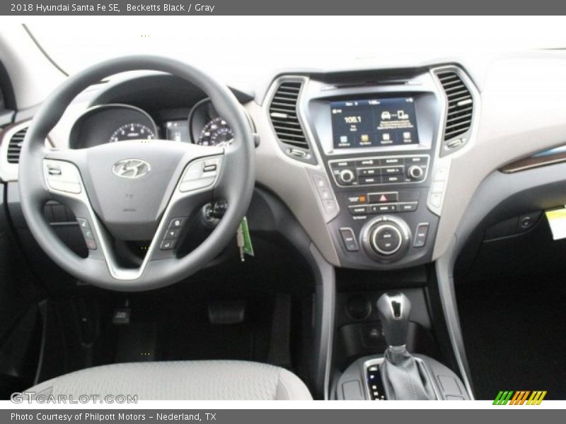 Becketts Black / Gray 2018 Hyundai Santa Fe SE