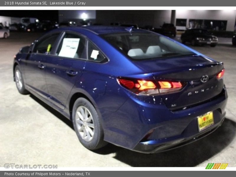Lakeside Blue / Gray 2018 Hyundai Sonata SE