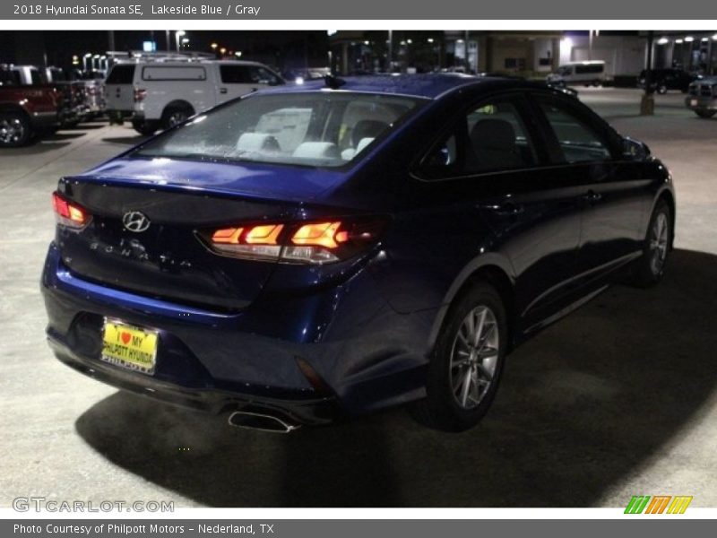 Lakeside Blue / Gray 2018 Hyundai Sonata SE