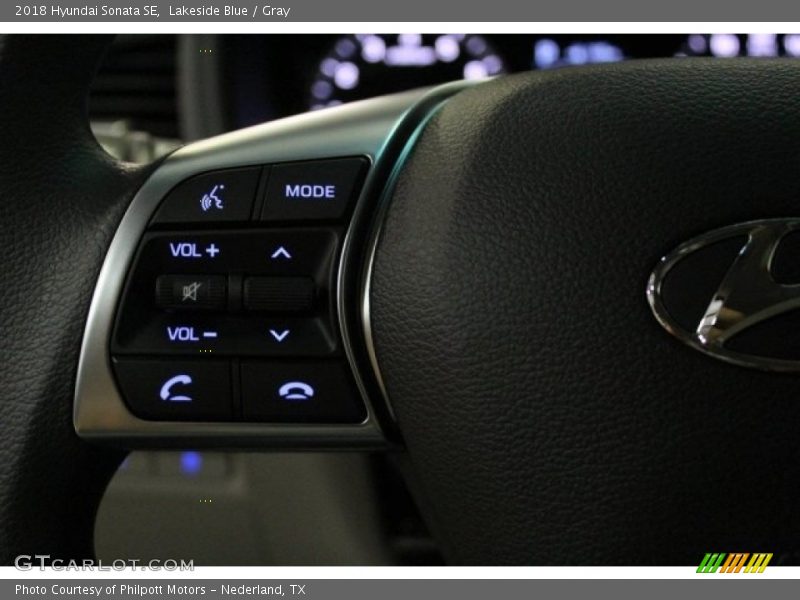 Lakeside Blue / Gray 2018 Hyundai Sonata SE