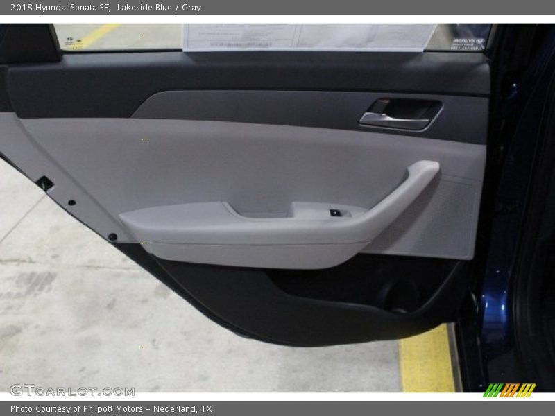 Lakeside Blue / Gray 2018 Hyundai Sonata SE