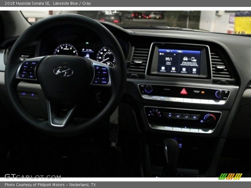 Lakeside Blue / Gray 2018 Hyundai Sonata SE