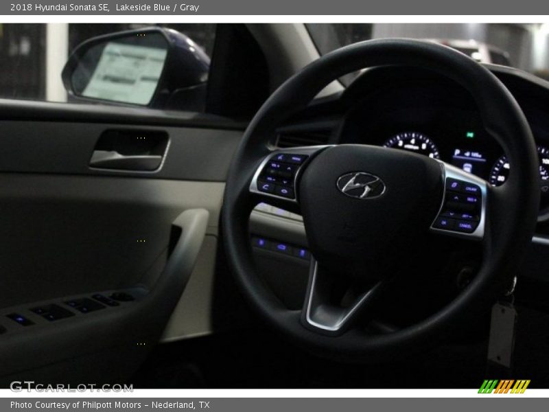 Lakeside Blue / Gray 2018 Hyundai Sonata SE