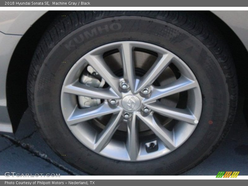 Machine Gray / Black 2018 Hyundai Sonata SE