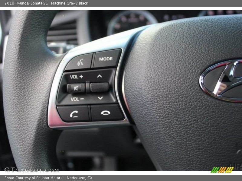 Machine Gray / Black 2018 Hyundai Sonata SE
