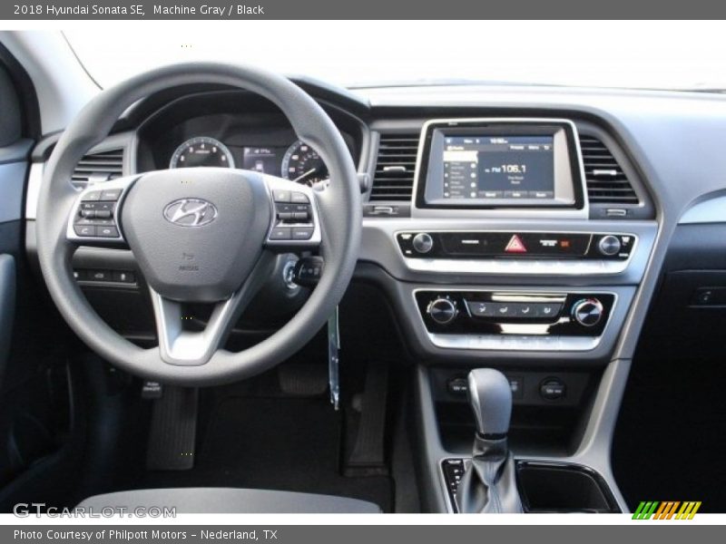 Machine Gray / Black 2018 Hyundai Sonata SE