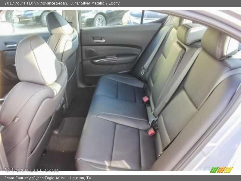 Lunar Silver Metallic / Ebony 2017 Acura TLX V6 Advance Sedan