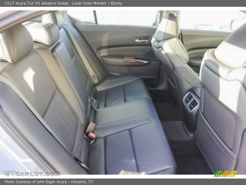 Lunar Silver Metallic / Ebony 2017 Acura TLX V6 Advance Sedan