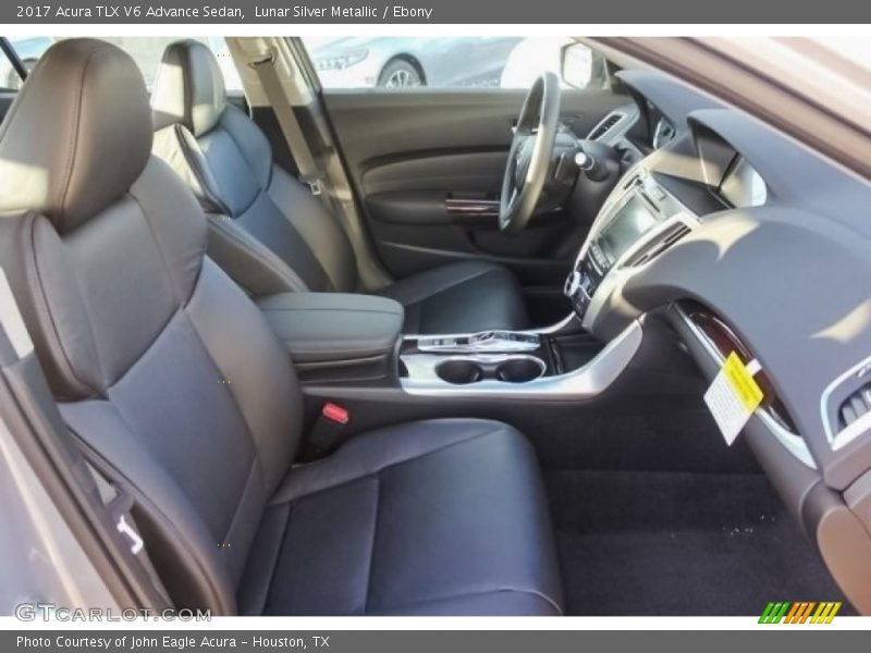 Lunar Silver Metallic / Ebony 2017 Acura TLX V6 Advance Sedan