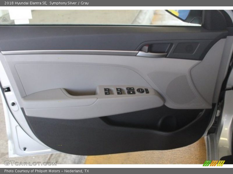 Symphony Silver / Gray 2018 Hyundai Elantra SE