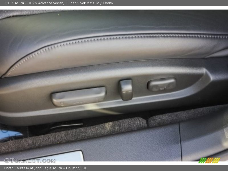 Lunar Silver Metallic / Ebony 2017 Acura TLX V6 Advance Sedan