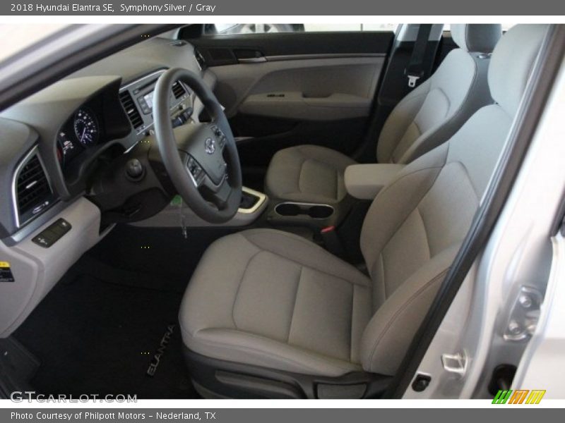 Symphony Silver / Gray 2018 Hyundai Elantra SE