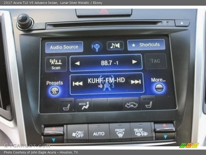 Lunar Silver Metallic / Ebony 2017 Acura TLX V6 Advance Sedan