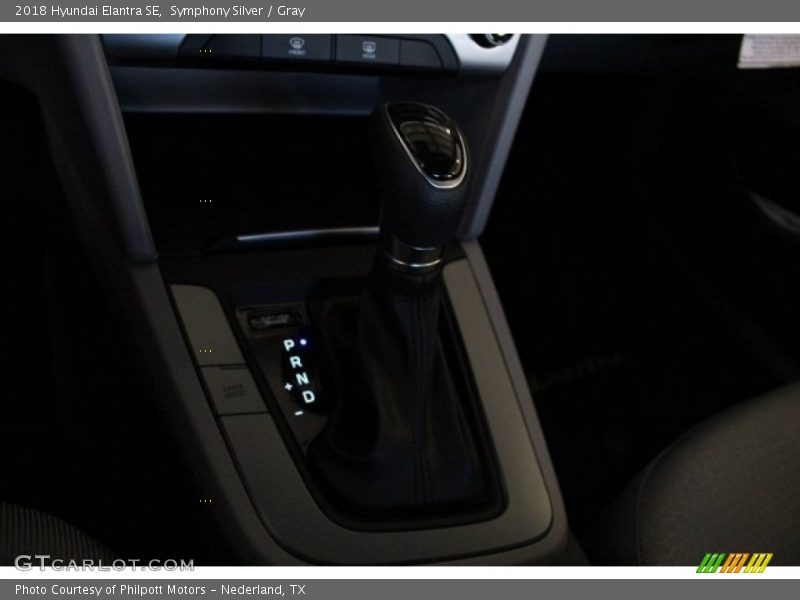 Symphony Silver / Gray 2018 Hyundai Elantra SE
