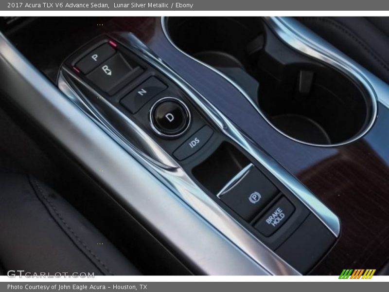 Lunar Silver Metallic / Ebony 2017 Acura TLX V6 Advance Sedan