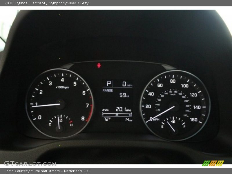 Symphony Silver / Gray 2018 Hyundai Elantra SE