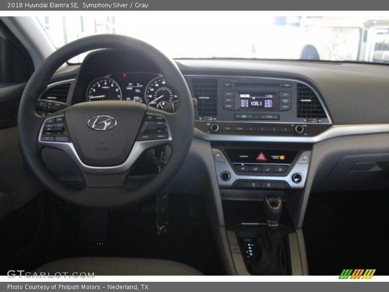 Symphony Silver / Gray 2018 Hyundai Elantra SE