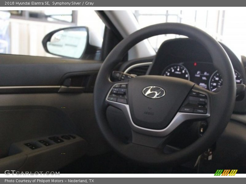 Symphony Silver / Gray 2018 Hyundai Elantra SE