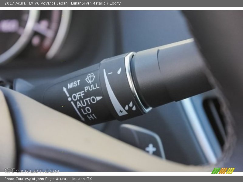 Lunar Silver Metallic / Ebony 2017 Acura TLX V6 Advance Sedan
