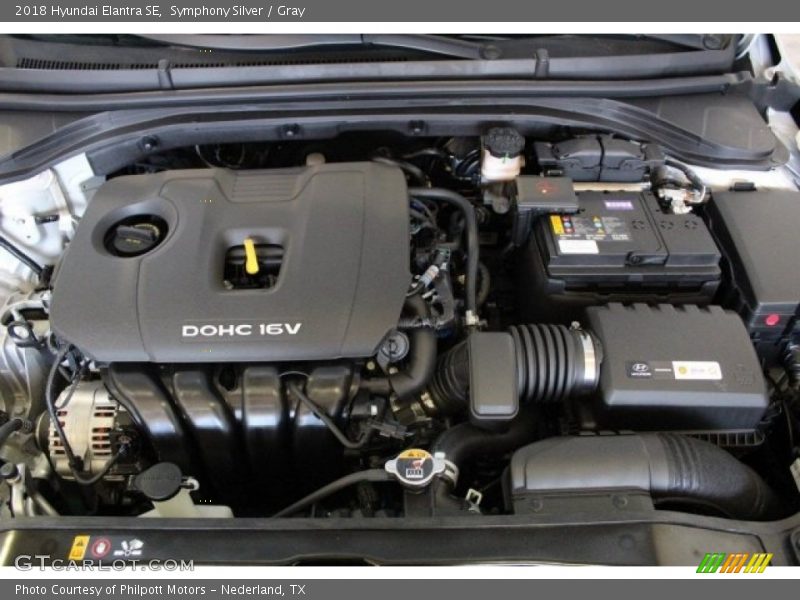 Symphony Silver / Gray 2018 Hyundai Elantra SE