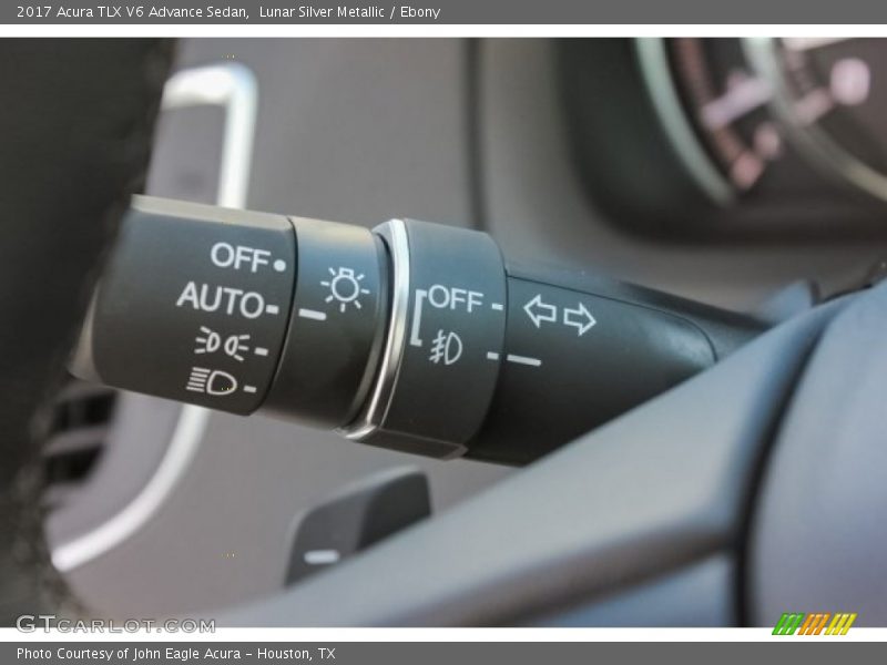 Lunar Silver Metallic / Ebony 2017 Acura TLX V6 Advance Sedan