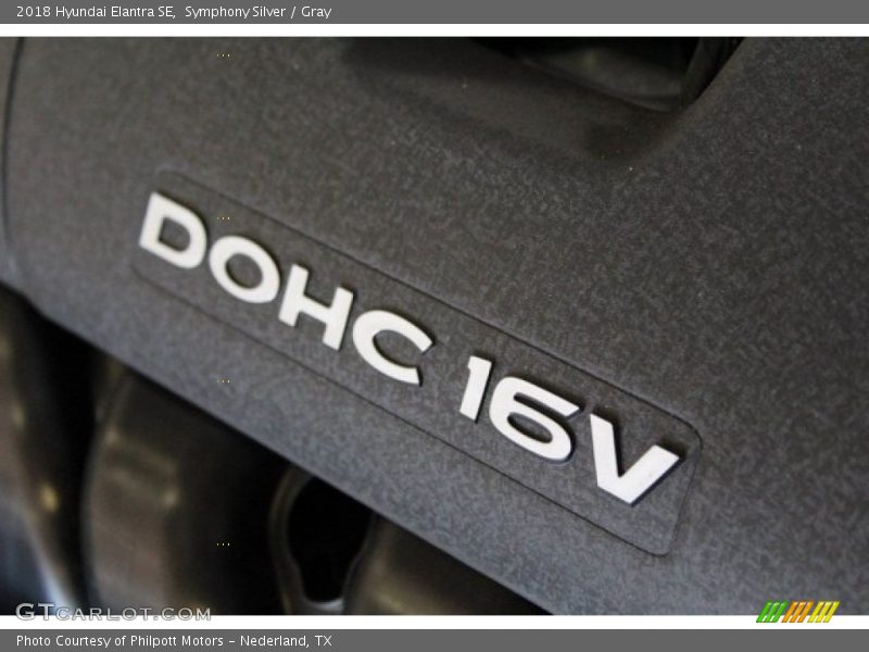 Symphony Silver / Gray 2018 Hyundai Elantra SE