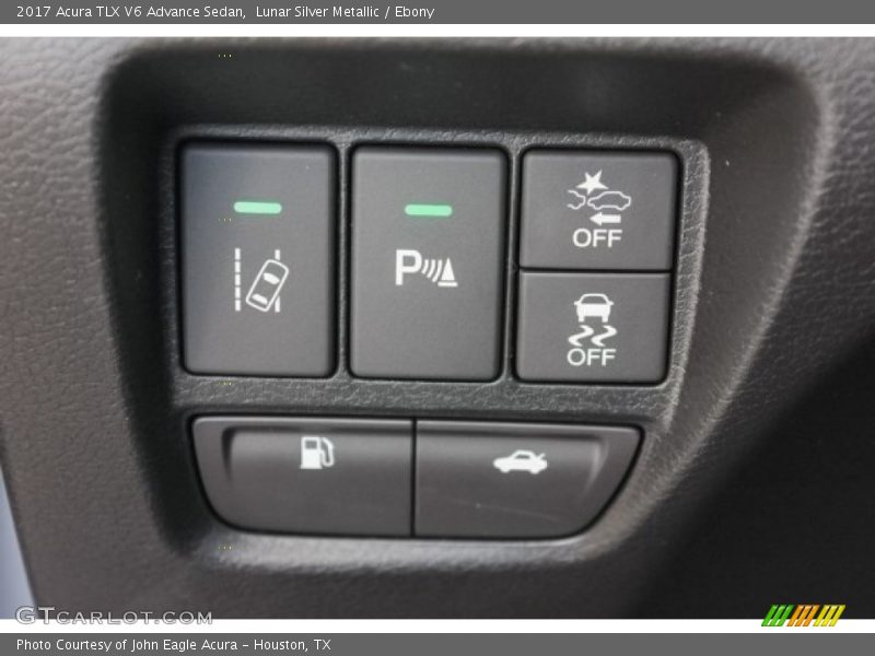 Lunar Silver Metallic / Ebony 2017 Acura TLX V6 Advance Sedan