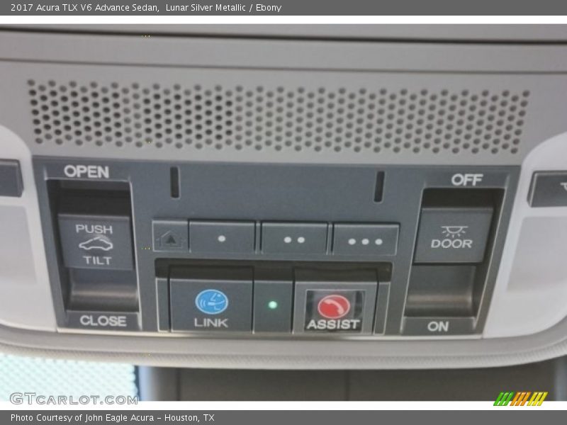 Lunar Silver Metallic / Ebony 2017 Acura TLX V6 Advance Sedan