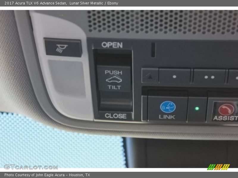 Lunar Silver Metallic / Ebony 2017 Acura TLX V6 Advance Sedan