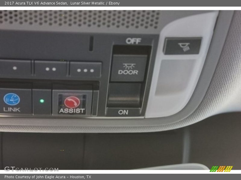 Lunar Silver Metallic / Ebony 2017 Acura TLX V6 Advance Sedan
