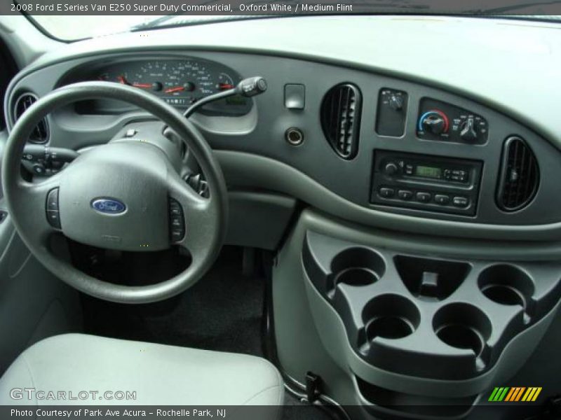 Oxford White / Medium Flint 2008 Ford E Series Van E250 Super Duty Commericial