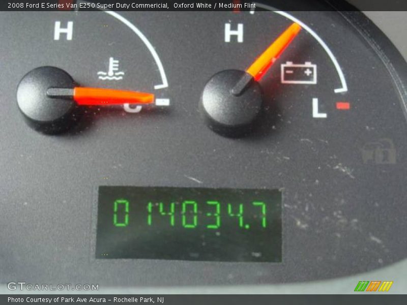 Oxford White / Medium Flint 2008 Ford E Series Van E250 Super Duty Commericial